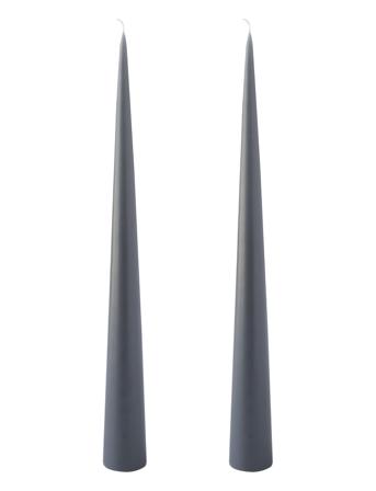 Hand Dipped Decoration Candles, 2 Pack Home Decoration Candles Pillar Candles Grå Kunstindustrien