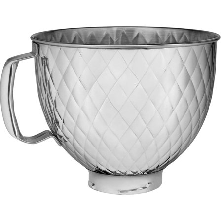Kitchenaid rustfri miksebolle Quilted 4,7 L - Kjøp kjøkkenmaskin hos Bakeren og Kokken