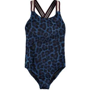 Molo Blue Jaguar Neve Swimsuit 146 cm - Swimwear and coverups - 146 cm - Blue - Mädchen