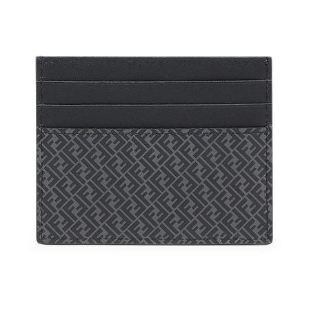 Fendi Card Holder Sort, Herre Punge og Kortholder, Størrelse: ONE Size