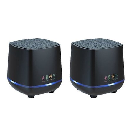 1 par mini højttalere stereo surround sound box USB-interface computerhøjttaler til hjemmekontor skrivebord
