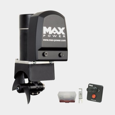 Bow thruster kit Max Power CT 25, 12 V, 28 KgF, tunnel installation, 1 propeller, with joystick + fuse & fuse holder, suitable for boats between 17 - 