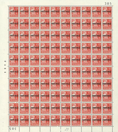 Danmark - Postfærge AFA 16b helark - Postfrisk