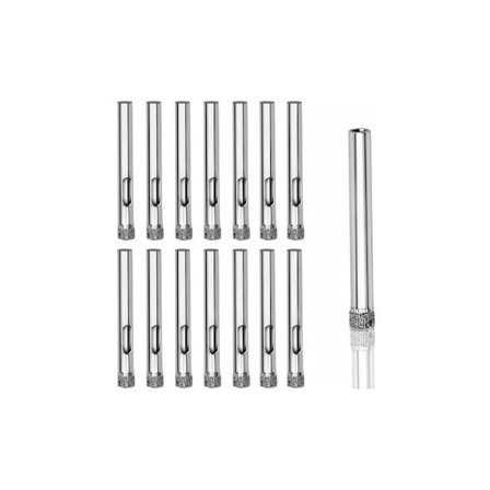 15 st diamantborrsågar 6 mm diamantborr hålborr borr hål med diamantbeläggning för glaskeramik porslin marmorgranit