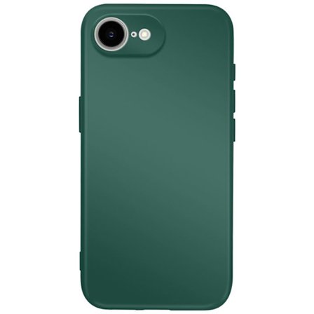 Coque til iPhone 16e Soft-Touch i Silikone Fast Cover Mørkegrøn