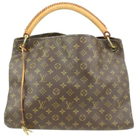 Louis Vuitton Vintage, Pre-owned Canvas louis-vuitton-bags Bruin, Dames, Maat:ONE Size