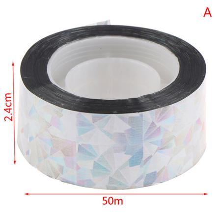 Anti Bird Tape 50m/110m Skräcktejp Ble Repellent Fox Pigeons Re