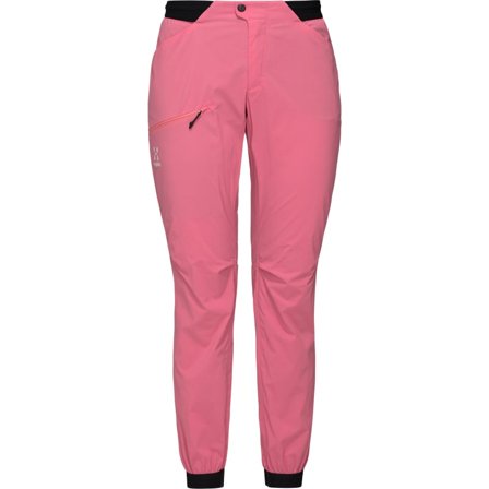 Haglöfs Women 's L.I.M Fuse Pant (2021) Women hiking trousers Pink 34