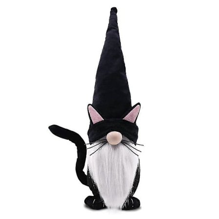 Halloween Tomte Katt Tomte Ornament Docka Kreativ Ansiktslös Docka