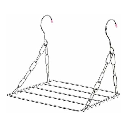 Multifunktionel tørrestativ til tøj, tørrestativ i rustfrit stål til vasketøj til ophængning af tøj, håndklæder, sokker