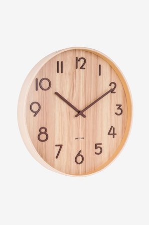 Karlsson - Veggklokke Pure medium - Natur - Veggklokker & bordklokker - Fra Homeroom