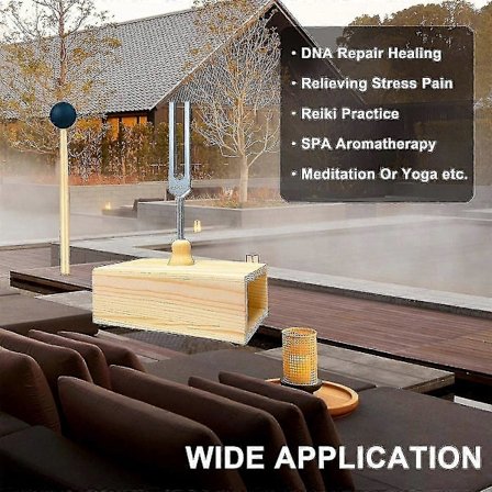 432 Hz Stämgaffel kompatibel med Resonanslåda, kompatibel med Ljudhealing, Stämgaffel kompatibel med