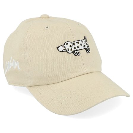 Kinder Lilla Spöket Laban - Beige unconstructed Cap - Kinder Rufus Stone Dat Cap / Unstructured @ Hatstore