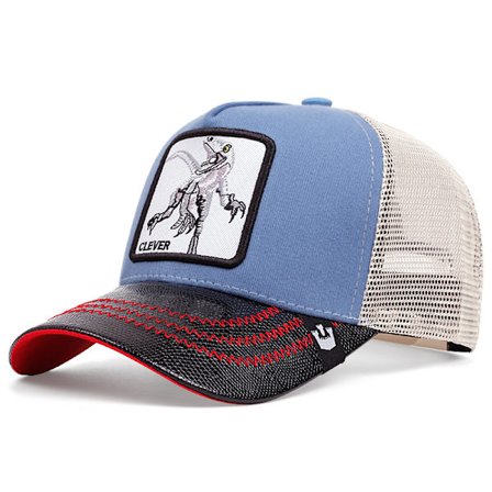 Trucker Baseball Cap med Gårdsdyr Motiv, Mesh Stil, Herre Dame Hip Hop Bros, justerbar Baseball Caps qd best