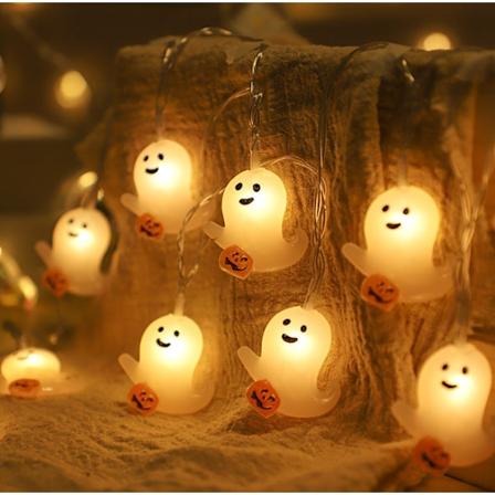 Pumpalyhdyt, 3M 20 LED Syyskoriste Valoketju Syyslehdet Kiitosp iv lle, Halloweenille, Joulukoristeluun Ghost Pumpkin
