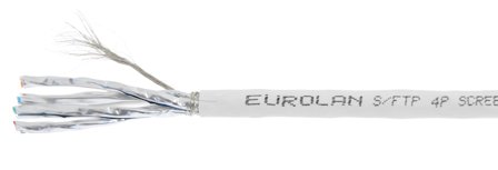 Eurolan 19D-F7-23WT-R500 Datakabel C7, S/FTP, LSZH, Dca Trommel, Stikkontakter & kabler