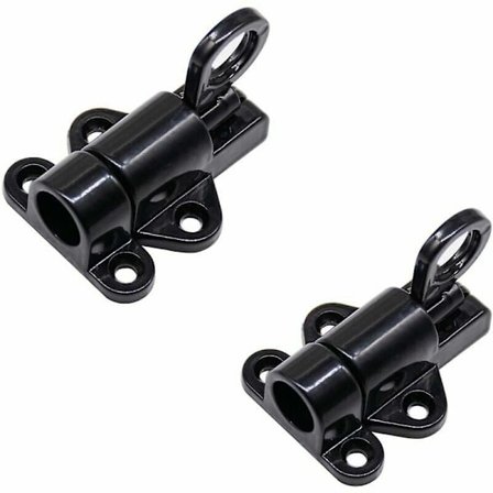 Dørbolte, 2 stk. dørbolte, automatisk portlås, udvendig dør lås