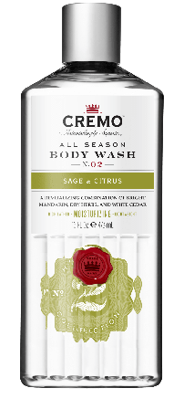 Cremo Sage & Citrus Body Wash Kropp Herr 473 ML