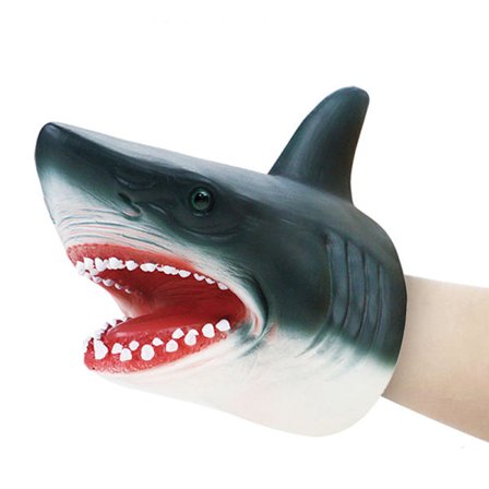 Shark Arm Glove Hånddukkelegetøj Blødt gummi Shark Glove Interac