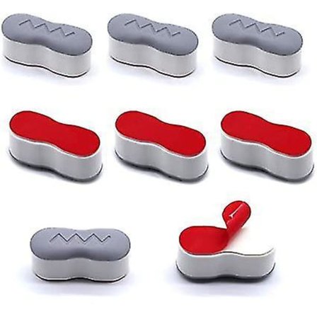 8 stk. Toilet Sæde Bumpers Beslag Højstyrke Klæbemiddel Tør Sæde