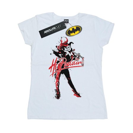DC Comics Dam/Kvinnor Harley Quinn Hi Puddin Bomull T-shirt M