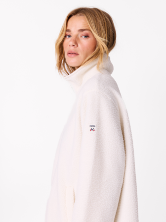 Jean Paul - Lorraine fleecegenser - Dame - Hvit - Gensere & Cardigans - L