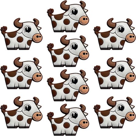 Animal Silikonpärlor Animal Beads Cow Beads