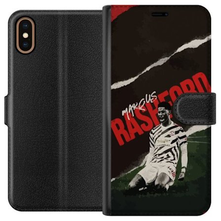 Kompatibel Tegnebogsetui til Apple iPhone X Marcus Rashford Manchester