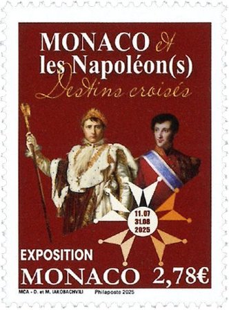 Monaco - Napoleons-udstillingen - Postfrisk frimærke