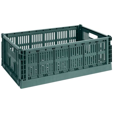 Hay HAY Colour Crate Large oppbevaringsboks, dark green' - 'Mørkegrønn