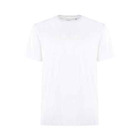 Calvin Klein, T-Shirts Wit, Heren, Maat:M,Katoen