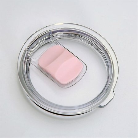 Erstatningslokk for glass som er kompatible med 20 oz 30 oz Yeti termoskoppglass, sølsikkert sprutsikre magnetiske lokkdeksler -ES