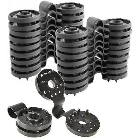 50 Anti-UV-behandlade fästklämmor, fästen för insynsskydd, för hagelnät - Externa nätfästen krokar s202412246605