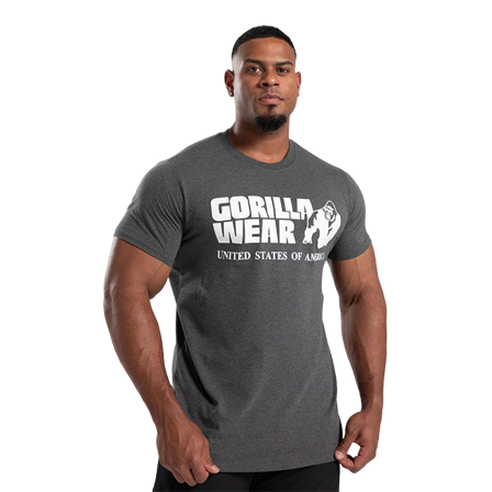 Gorilla Wear Classic T-Shirt, Dark Grey