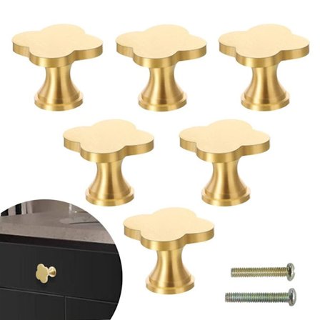 6 Stk Kommode Trækker Skab Knopper Skuffegreb