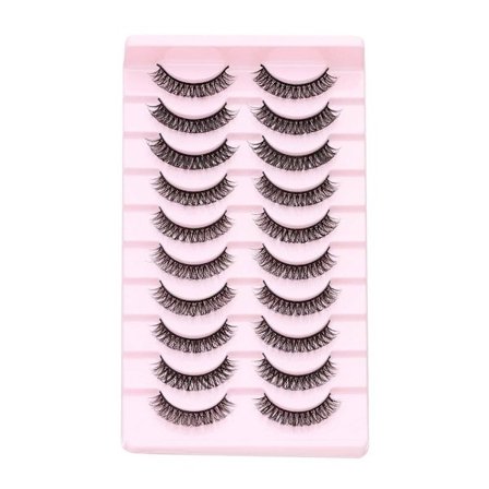 10 Par 3D Mink DD Curl Ryska Lösögonfransar