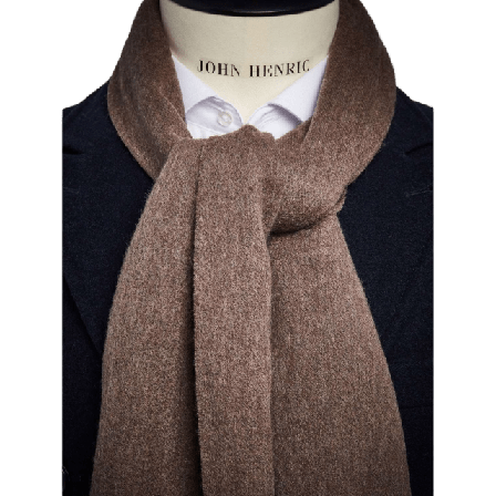 John Henric Cashmere Scarf Accessoarer Herr Brun ONESIZE