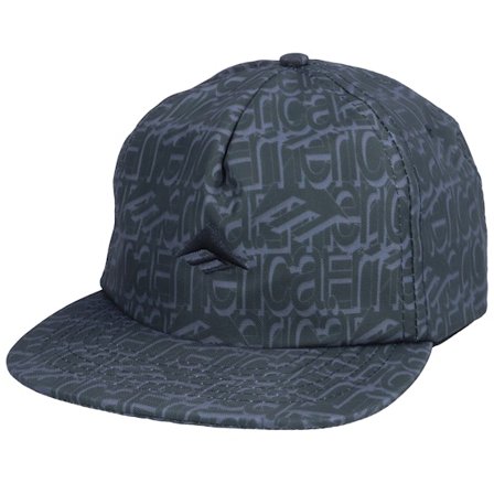 Emerica - Preto snapback Boné - Wino Black Snapback @ Hatstore
