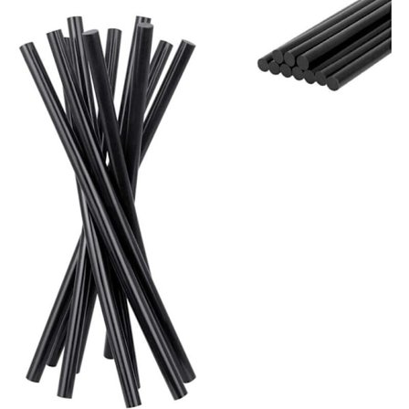 50-pack Smältlimstift 270 x 11 mm Extra Starkt Karosslim Smältlimstift för Limpistol Bil Dentreparation Distribution Tyg Plast - Svart