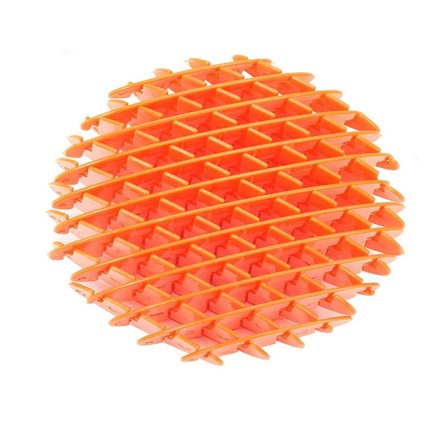 Worm Big Fidget -lelu, 3D-tulostettu elastinen verkko, PUNAINEN