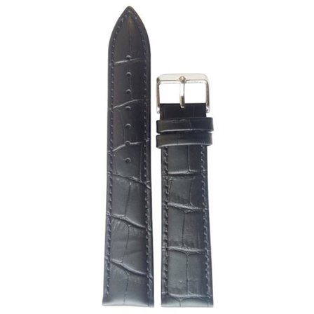 Läderband kroko 12/14/16/18/20/22/24/26 mm