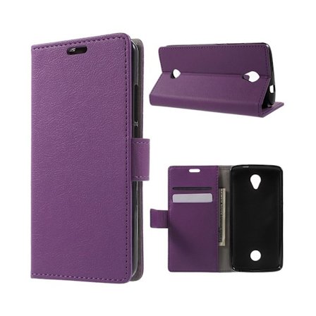 Acer Liquid Zest læder-etui m. indbygget stander - Lilla