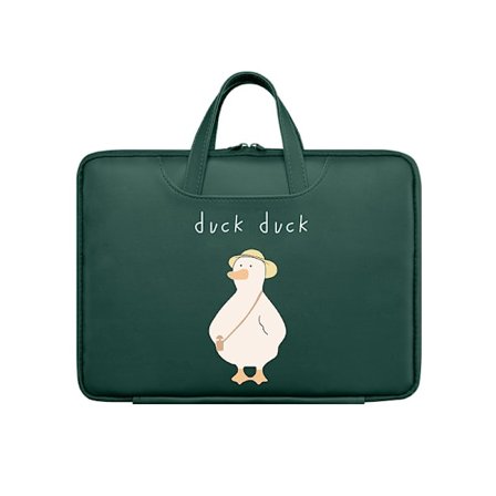 15,6 tommer tegneserie laptop taske, crossbody skuldertaske til tablet