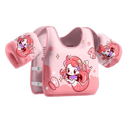 Flytväst för barn, ingen uppblåsning krävs (2–6 år) Röd