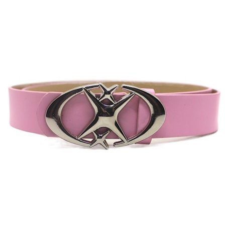 Lether Belt Y2k Belt PINK