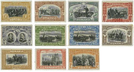 Rumænien 1906 - MICHEL 187-196+192F - Ubrugt