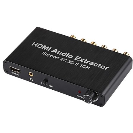 [COQQ] 4K 3D HDMI 5.1CH Ljuddekoder Extraktor