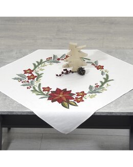 Broderikit Juleblomst - Dug - Duftin