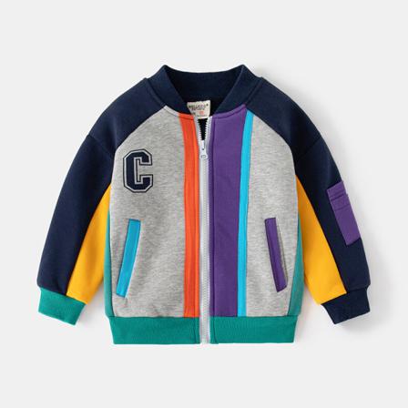 Barn Långärmad Ytterkläder Cardigan Med V-ringad