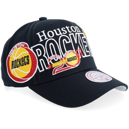 Mitchell & Ness - NBA Schwarz adjustable Cap - Houston Rockets Hwc Mash Up Pro Black Adjustable @ Hatstore